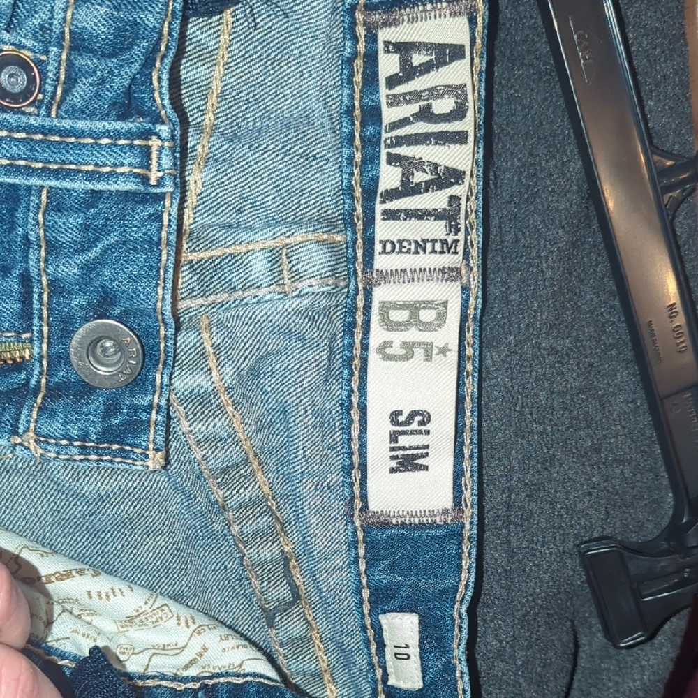 Ariat Boys Classic Indigo Slim Jeans - Picture 4 of 5